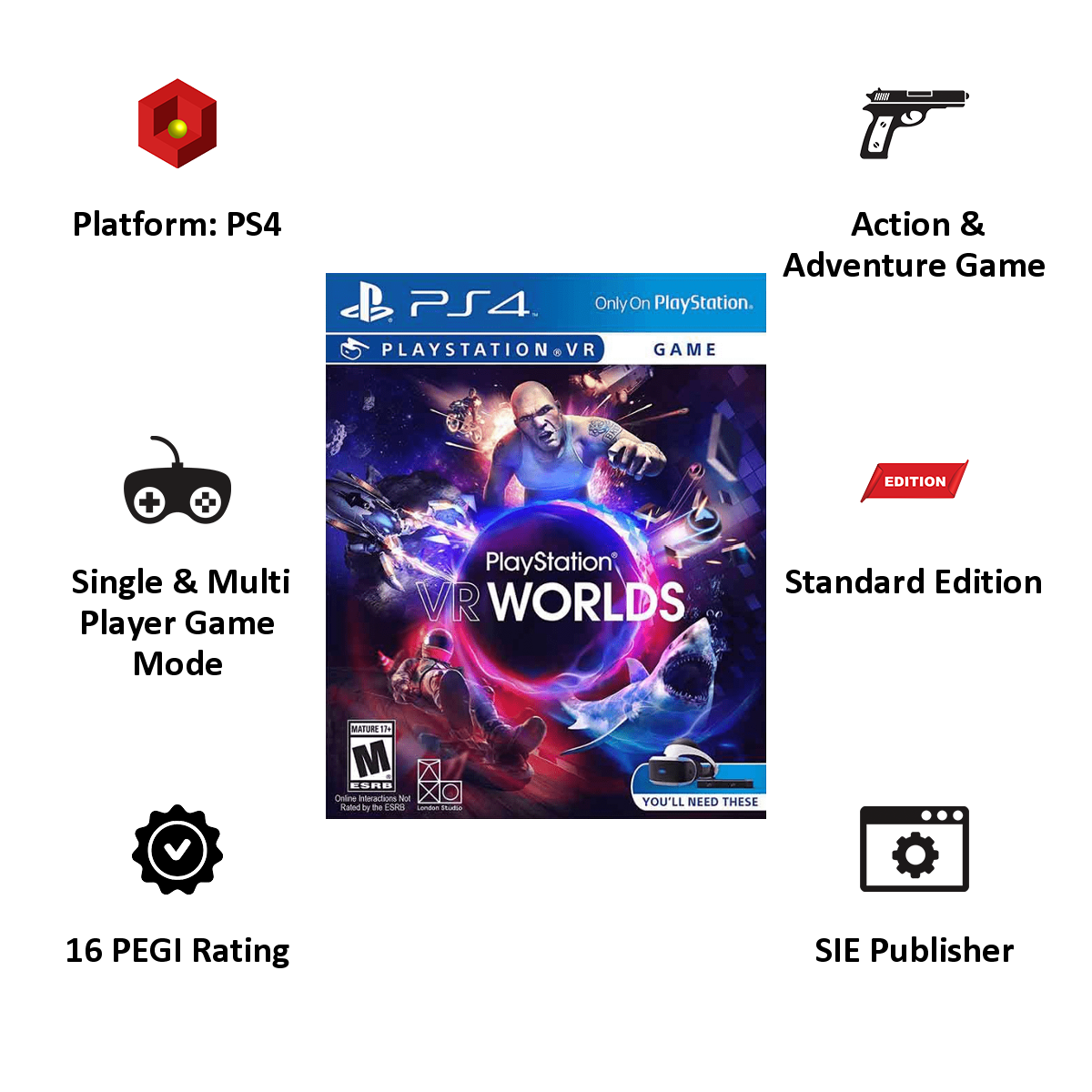 Buy PS4 Game Worlds VR Online Croma